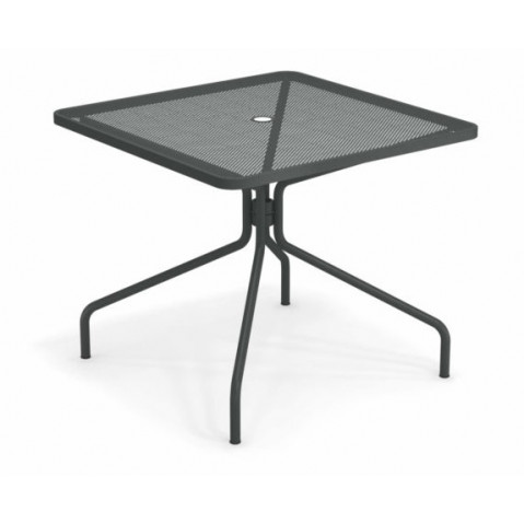 table carree cambi 90 emu fer ancien