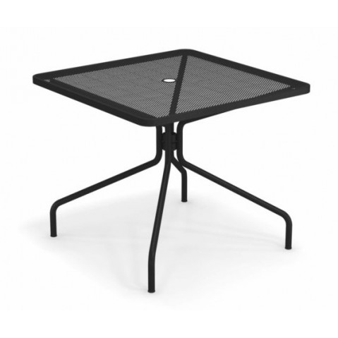table carree cambi 90 emu noir