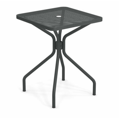 table carree cambi 60 emu fer ancien