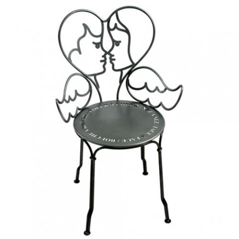 Ange Chaise Design Fermob Noir