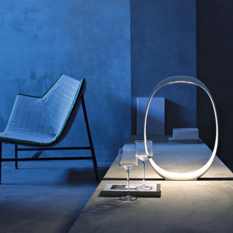 Anisha Grande lampe à poser design foscarini blanc