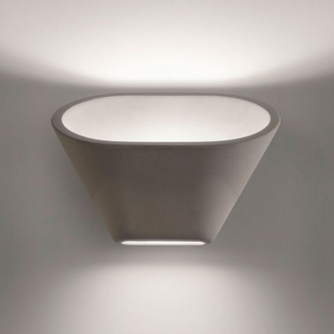 applique murale aplomb foscarini marron