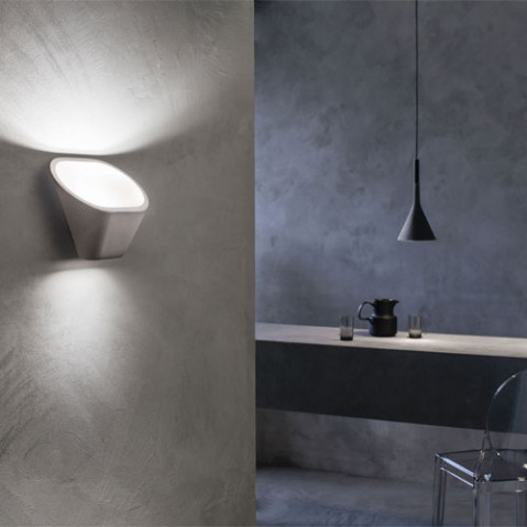 applique murale aplomb foscarini marron
