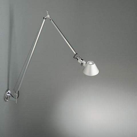 applique murale tolomeo braccio led artemide variateur