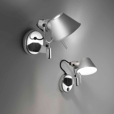 applique murale tolomeo faretto micro artemide halogene
