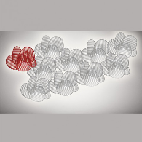 plafonnier nuage foscarini blanc