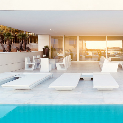bain soleil rest vondom blanc 