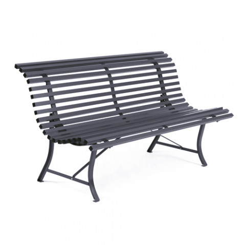 banc louisiane 150 fermob gris orage