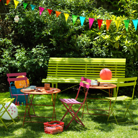 banc louisiane fermob tilleul