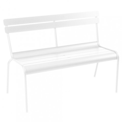 banc luxembourg 2 3 places fermob blanc