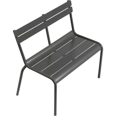 banc enfant luxembourg kid fermob gris orage