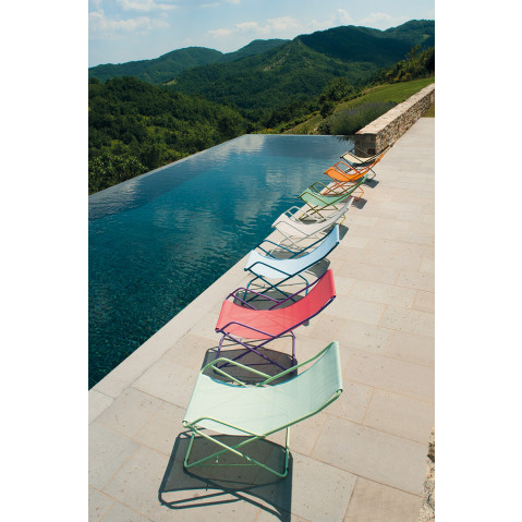 chaise longue bahama emu blanc