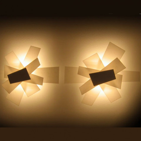Big Bang Applique Murale Foscarini Rouge