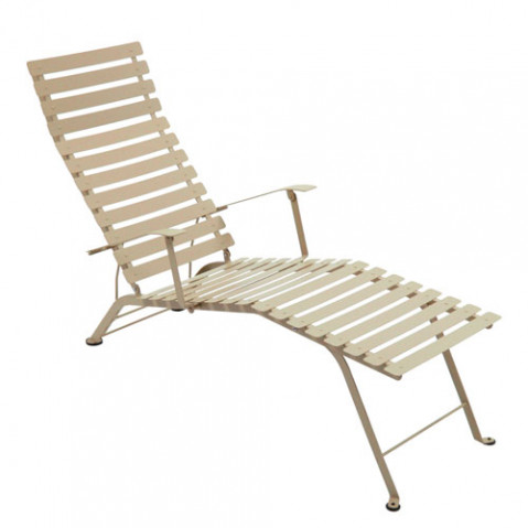 Bistro Chaise Longue Design Fermob Muscade