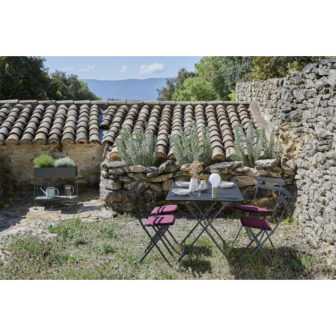 pack 2 chaises pliantes bistro fermob carbone