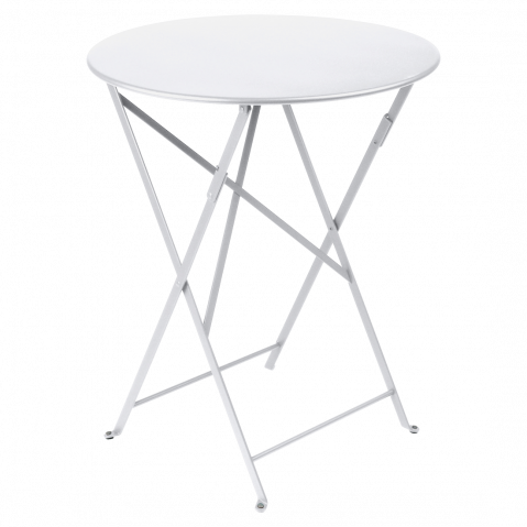 table ronde bistro 60 fermob blanc