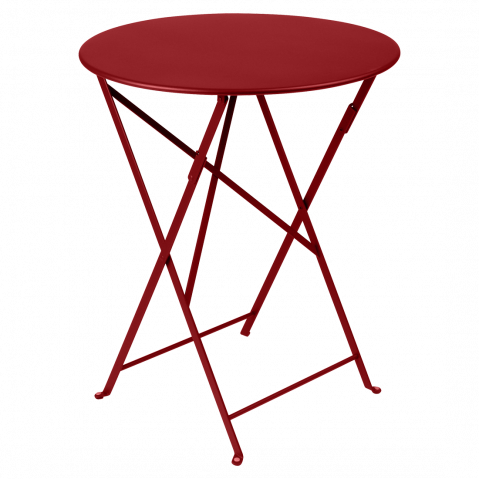 table ronde bistro 60 fermob piment