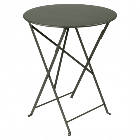 table pliante-bistro D60cm Fermob romarin