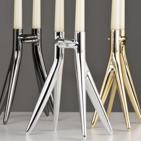 bougeoir abbracciaio kartell argent