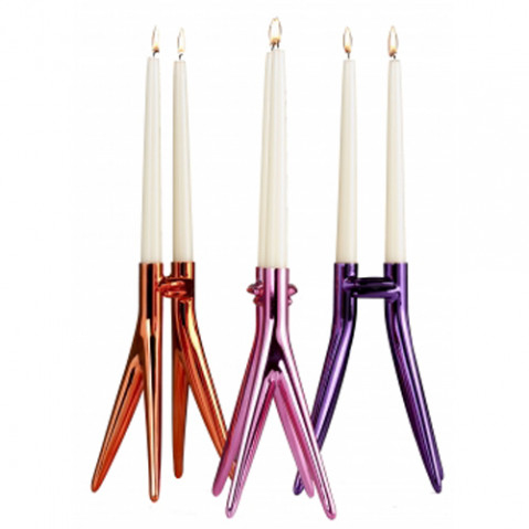 bougeoir abbracciaio kartell argent