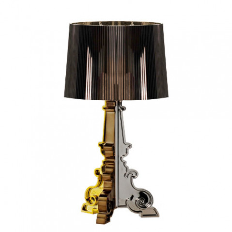 Bourgie Kartell Lampe à poser edition limitee metallisé titane