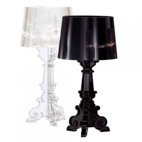 Bourgie Lampe à Poser Design Kartell Transparent