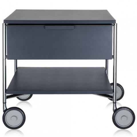 caisson roulettes mobil 1 tiroir kartell ardoise