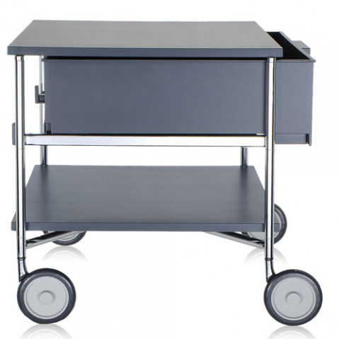 caisson roulettes mobil 1 tiroir kartell ardoise