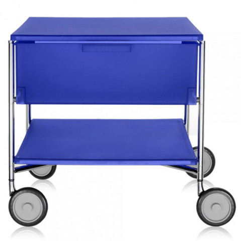 caisson roulettes mobil 1 tiroir kartell cobalt