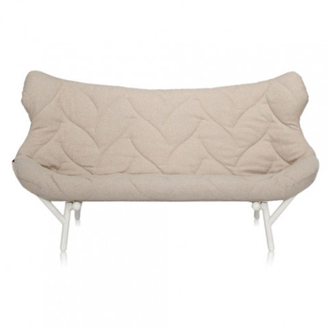 canape foliage blanc kartell trevira beige