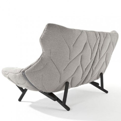 canape foliage rouge kartell trevira beige
