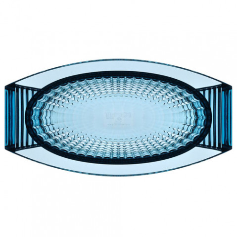 centre table u shine kartell bleu