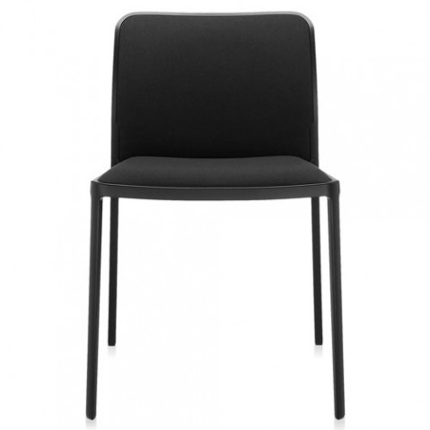 chaise audrey soft kartell noir noir