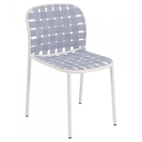 chaise yard emu blanc gris