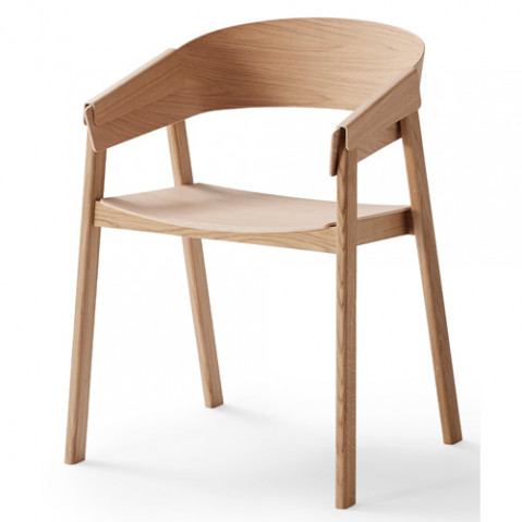 chaise cover muuto chene naturel