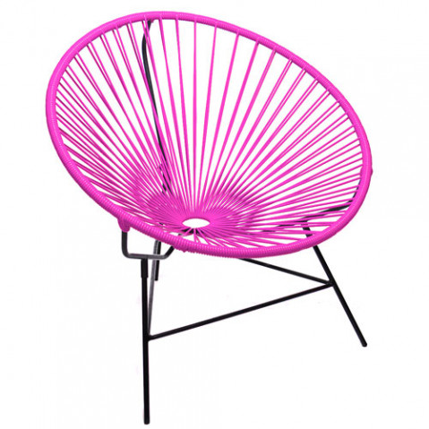 fauteuil huatulco boqa fuchsia