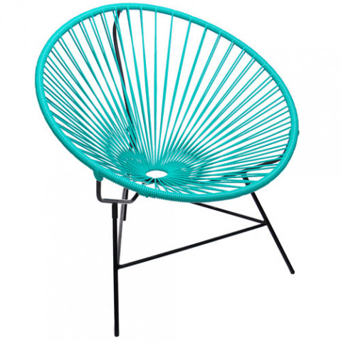 fauteuil huatulco boqa vert turquoise