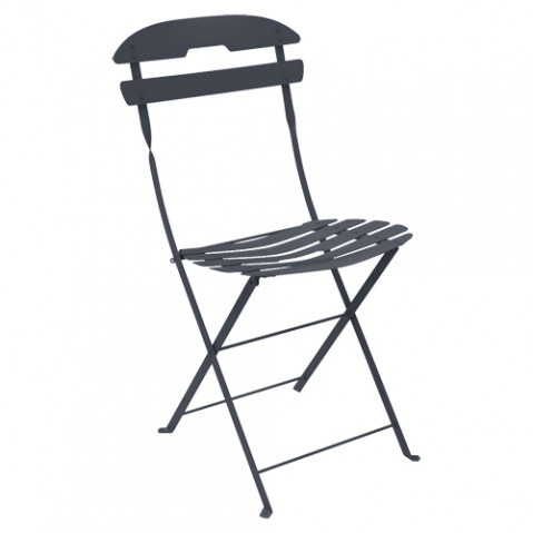 chaise pliante la mome fermob carbone