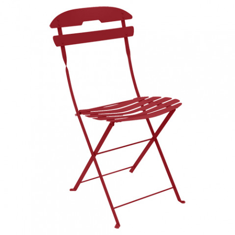 chaise pliante la mome fermob piment