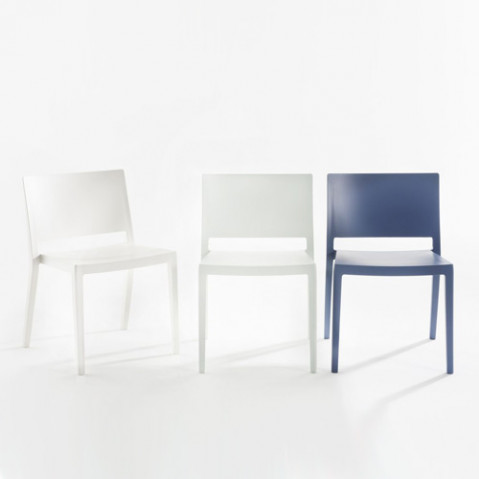 chaise lizz mat kartell noir