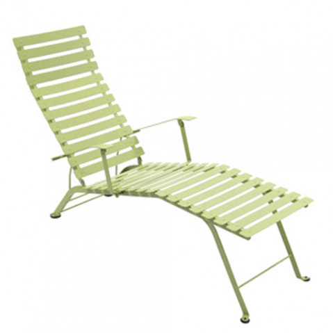 chaise longue bistro fermob tilleul