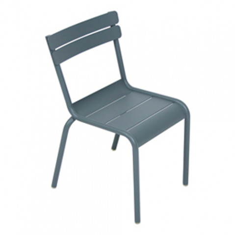 luxembourg kid fermob chaise enfant gris orage
