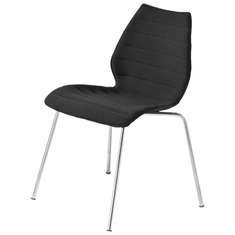 chaise maui soft kartell trevira noir