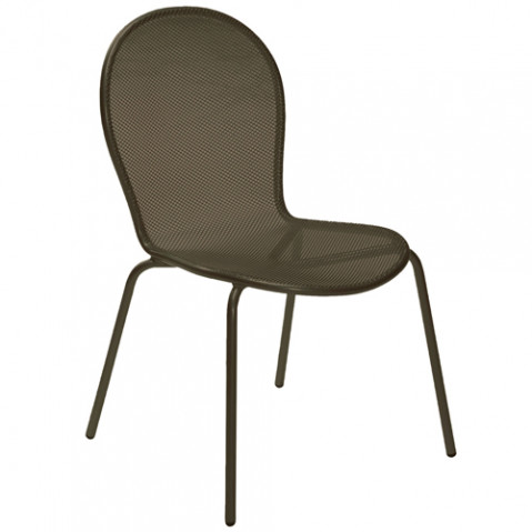 chaise ronda emu marron d'inde