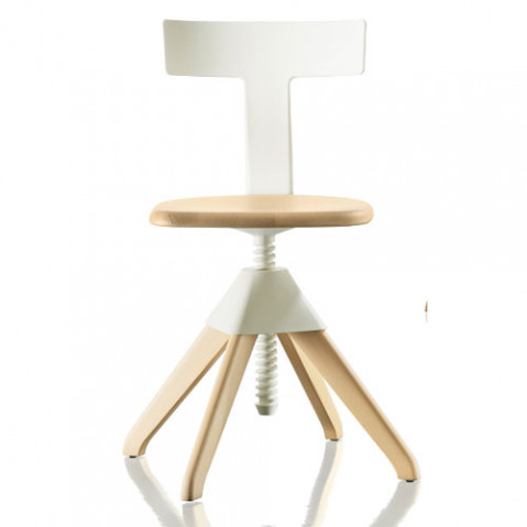 chaise tuffy the wild bunch magis naturel blanc