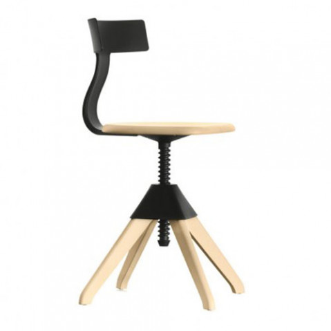 chaise tuffy the wild bunch magis naturel noir