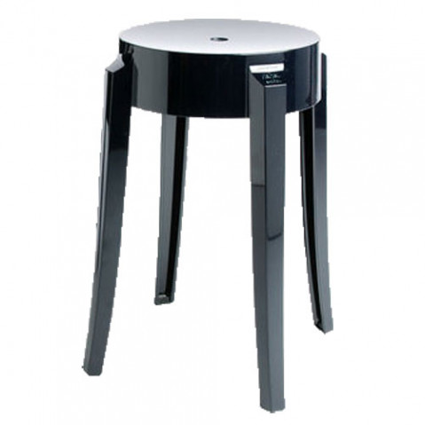 Charles Ghost Tabouret Design Kartell Noir