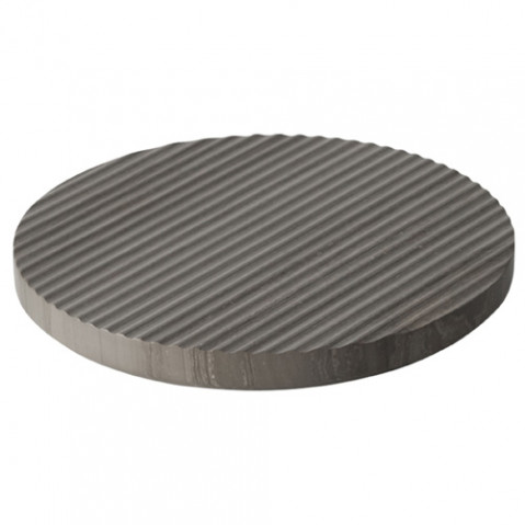dessous plat groove 21 muuto gris