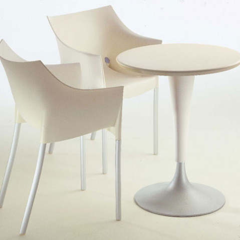 Dr. NO Kartell fauteuil design orange clair