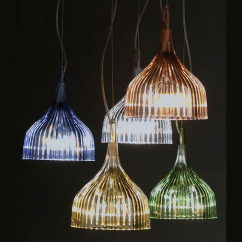 É Suspension Design Kartell Vert